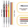 Enhon Mechanical Carpenter Pencils with 36 2mm Refills, Upgrade Carpenter