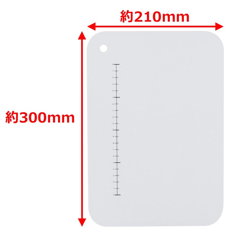 Takagi Antibacterial Sheet Cutting Board, White, S, Cutting Board, White,