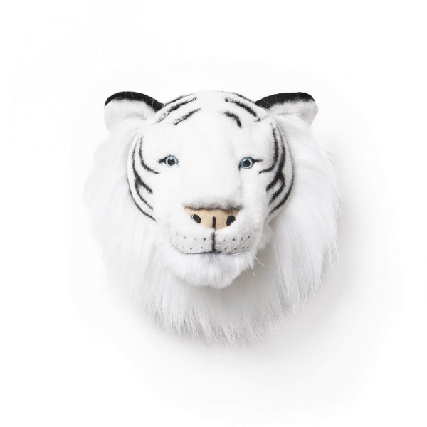 Wild & Soft Animal Head Large - Albert the White Tiger