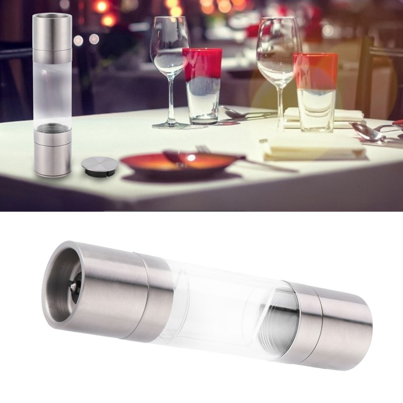 Pepper Grinder Adjustable 2 in 1 Stainless Steel Classy Mill