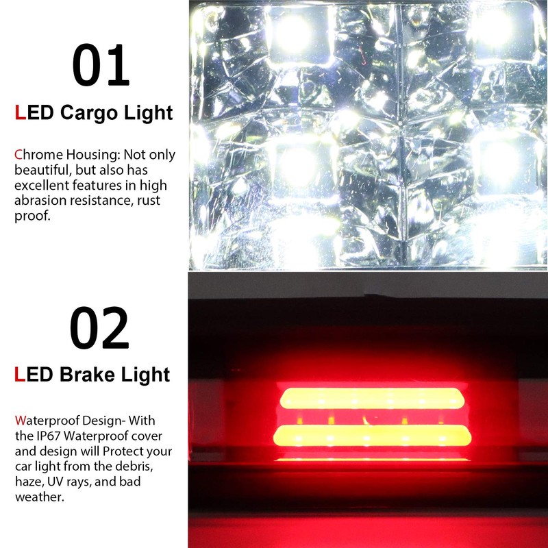 LED Third 3rd Brake light for 04-08 Ford F150 07-10