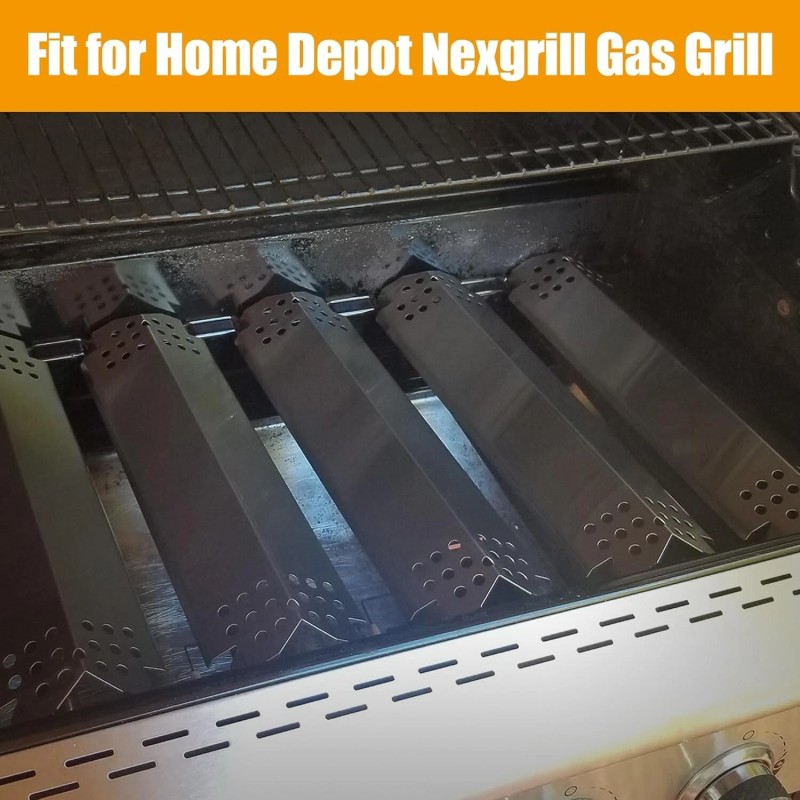 DwellWel Grill Heat Plates for Nexgrill 720-0830H, 720-0888, 720-0882A, 720-0896B