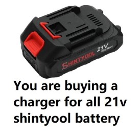 coming data ac adapter battery Charger for all shintyool 21v battery Impact Wrench blower