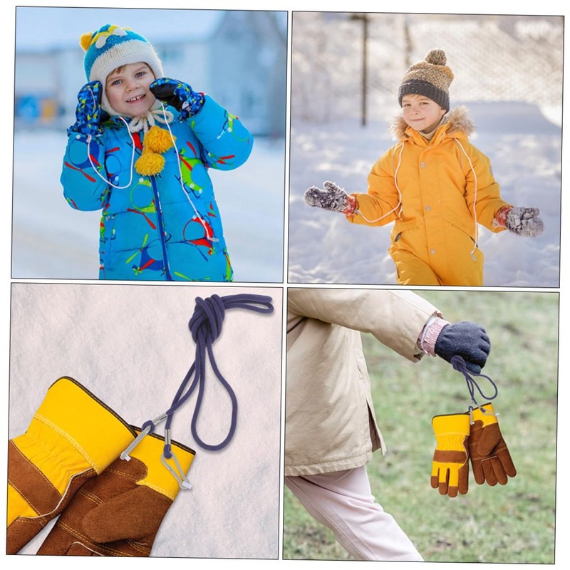 SHOWERORO 2pcs Kids Winter Gloves Warm Glove Non Slip Mitten