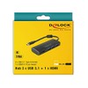 DeLOCK 63931 interface hub USB 3.0 (3.1 Gen 1) Type-C