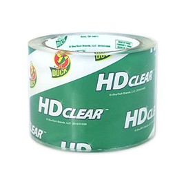 Duck Brand HD Packaging Tape Clear to The Core, 3 in. x 54.6 yds. (Clear)