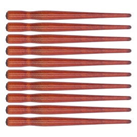Yosoo Health Gear Calligraphy Pen Nib Holder, 10PCS Wooden Comic Pen Nib Holder, Dip Pen Nib Holder for Art Painting English Calligraphy (Redwood Color)