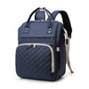 Diaper Bag Backpack Portable Nylon Fabric Adjustable Shoulder Strap Diaper