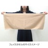 Face Towels, Thin, 100% Cotton, 190 Momme, 13.4 x 33.9