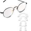 GMS Optical Bridge Strap Screw-in Silicone Nose Pads for Eyeglasses