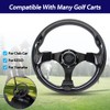Universal EZGO Steering Wheel with Black Aluminum Frame Golf Cart