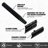Matte Black Double Edge Safety Razor for Men, with 10