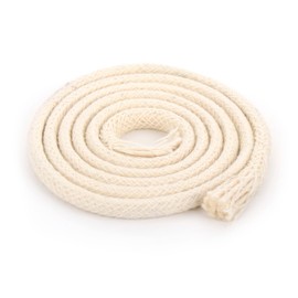 NKlaus 1285 Torch Wick 8 mm Cotton Wick, Garden Torch, Bamboo Torch, Replacement Wick, Lamp Wick, Round Doch, 5 m