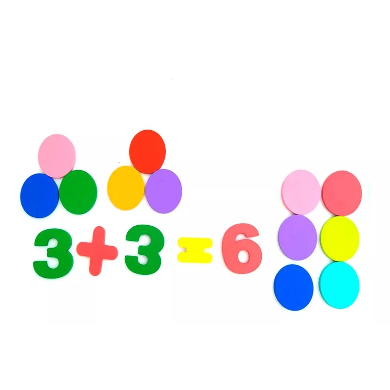 Number Operation Juego Didactico Fichas Numeros Resta Suma Division Madera