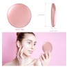 Espejo De Maquillaje Led Bolsillo Portátil Recargable 1x/10x