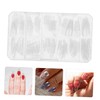 Mikinona 120pcs Fake Nails Set Full Cover False Nails Plastic