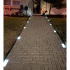 ShopTJB 3-Color Dimmable Solar Landscape 4"x8" Brick Paver Lights w/Remote