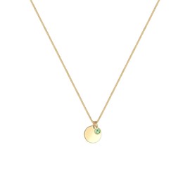 Elli Women's April Birthstone Necklace with Crystals Gold Plated, Silver, Crystal