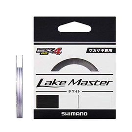 Shimano LD-W41S Lakemaster EX PE4 Line, 132.4 ft (60 m), No. 0.2, White