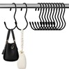 Saihisday 12PCS Heavy-Duty S Hooks, Twist Design Hangers for Organizing