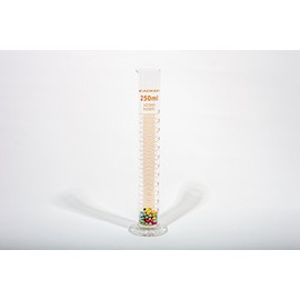 KING SCIENTIFIC GLASS MEASURING CYLINDER (GRADUATED BOROSILICATE GLASS) 250ML
