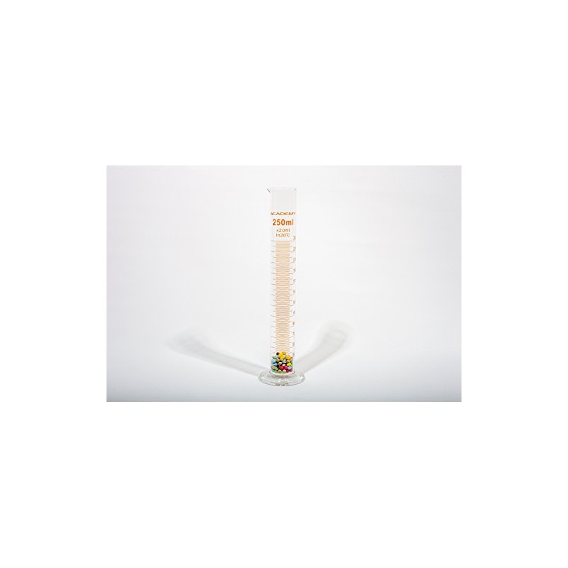 KING SCIENTIFIC GLASS MEASURING CYLINDER (GRADUATED BOROSILICATE GLASS) 250ML