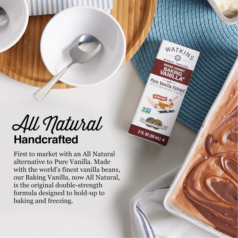 Watkins Original Gourmet Baking Vanilla with Pure Vanilla Extract, 2