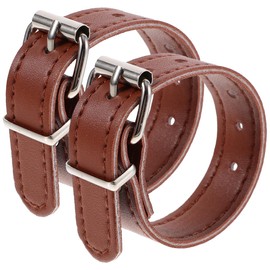 BESPORTBLE Leather Cargo Adjustable Hoverboard Straps Replacement Protector Bicycle Pet Brown Buckl Belt Fixing Baskets Sturdy Buckles Handlebar Suitable Adults Scooter Basket Kids Bike Wicker Strap