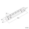 Sanwa Supply TAP-SPWMG26-5 Thunder Guard Tap (2P, 6 Socks, 16.3