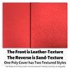 Binditek 50 Pack 16 Mil Leather Textured Polycovers - Binding