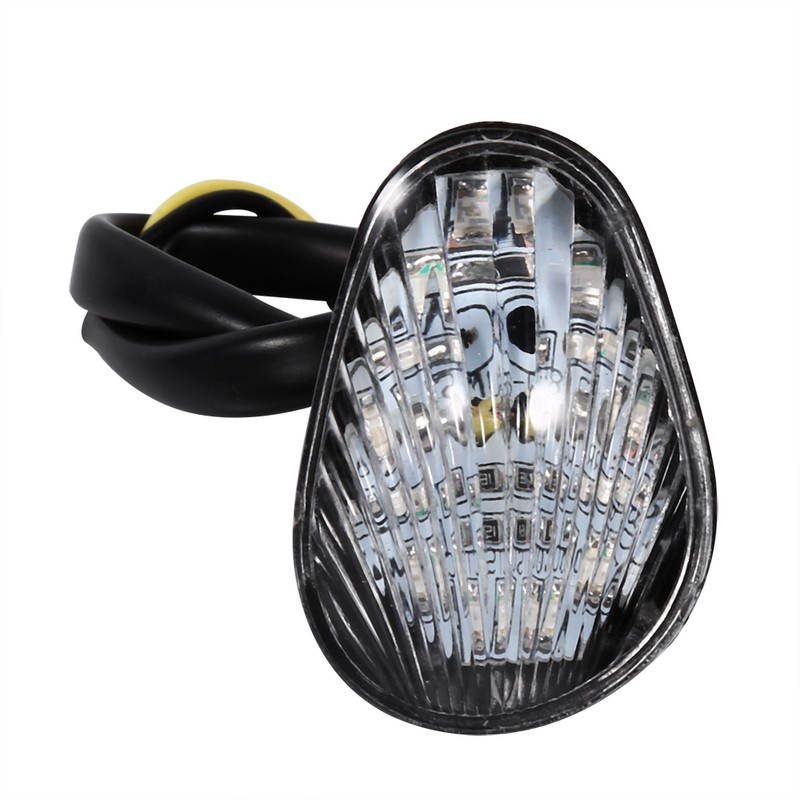 1 Pair Amber LED Turn Signal Light Indicator Lamp Flush