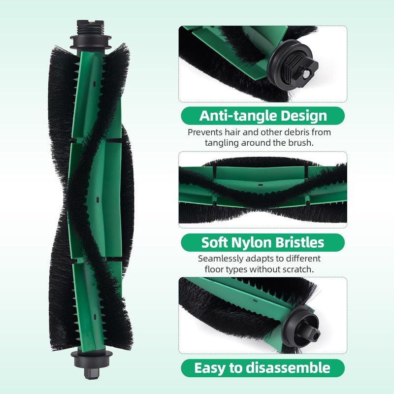 3 Pcs Main Brush Accessories Kit Compatible with iRobot Roomba