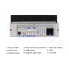 BCSMMCAR 1 Din Car Radio Multimedia Player GPS Navigation Mirror