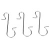 100pcs Ornament Hooks Multi-Purpose Metal s shape Hook Christmas Ornament