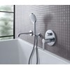 Duravit Duravit Universal Duschkopf, Duschbrause mit Strahlart Rain, Handbrause rund