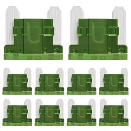 ALLECIN 30A Low Profile Mini Fuse 30 Amp Micro Car Fuses 30Amp Auto Blade Fusible Automotive Fusibles para Carro for RV Boat Automobile Truck (Pack of 50Pcs)