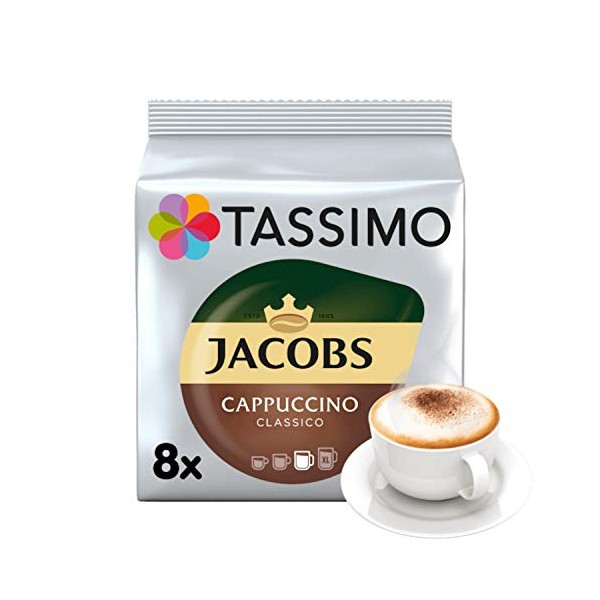 Tassimo GERMAN Jacobs Cappuccino Classico- Pack of 1-Imported-Now shipping from USA