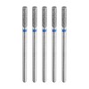 sourcing map 5pcs 120-140 Grits Diamond Grinding Bit 2.5mm Cylinder