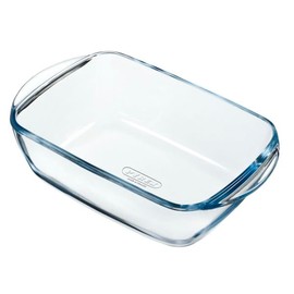 PYREX Preware 23 x 15 cm Glass Rectangular Baking Dish, 1.1 Litre