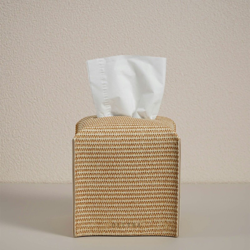 OLETHA Square Tissue Box Cover, Set of 2 - Aesthetic