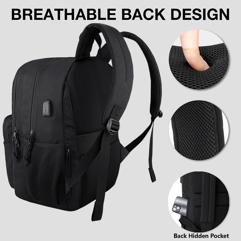 KEOFID classic carry-on travel backpack for men and women, Anti