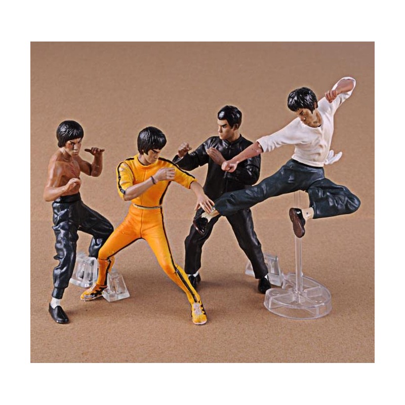Palmetto Bruce Lee, Hard Resin Manufactured 4PCS Set Kong Fu