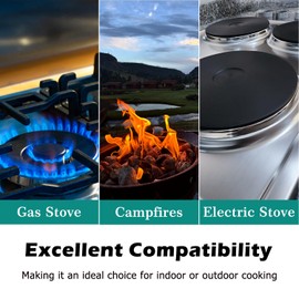 Cusimax Stove Top Griddle, Non-Stick Pancake Griddle, 14.96" x 8.66"