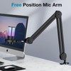 InnoGear Boom Arm Microphone Stand, Max Load 4.4 Lbs Desk
