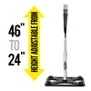 PLAYAPUT 5 Position Batting Tee,Hitting Tee Height Adjustable 24-46 Inch