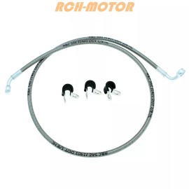 R&C New Rear Braided Brake Hose Line For Can-Am Renegade 800 800R 2008 - 2011
