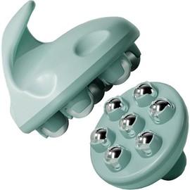 Hand Held Mr, Full  M Tool with Roller Ball Mr Manual 362-degree-roller for  Back Neck Joint Foot Shoulder   with Portable Design - Color: orange