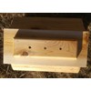 14 Inch Cedar Wood Post Mount Bird Feeder for Outdoors