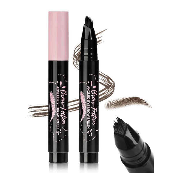 Erinde Waterproof Liquid Eyebrow Pencil, Natural Long - Lasting Eyebrow