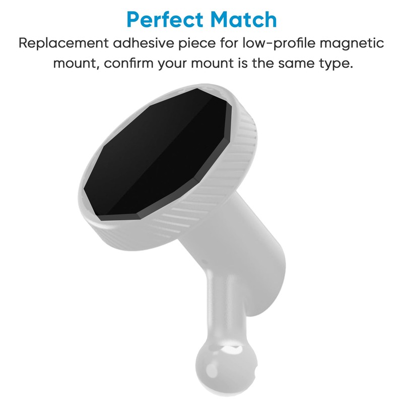 2 Pack Adhesive Replacement Magnet Piece for Garmin Low-Profile Magnetic